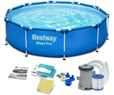 Bestwaygamintojo Karkasinis sodo baseinas 305 x 76 cm 8 viename „Bestway 56679“