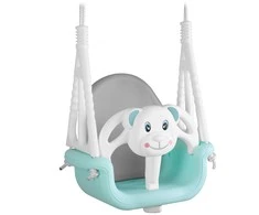 Ricokids Vaikiškos sūpynės Bear 3in1, turkio spalvos