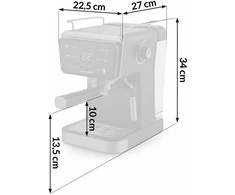 Berdsen BD-771 juodas kolbinis kavos aparatas 20 bar