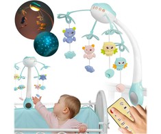 Ricokids Mėlyna RK-813 lovelės karuselė su projektuokliu