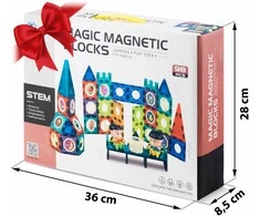Magnetiniai kaladėlės Tower RK-768 Ricokids