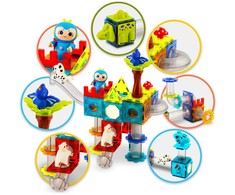 Ricokids RK-757 magnetiniai kaladėlės „Dinozaurų rojus“