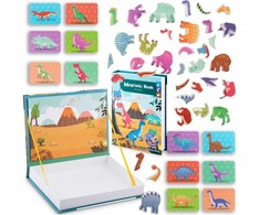 Ricokids Magnetinė knygelė-dėlionė Dinozaurai RK-770