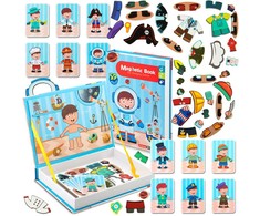 Ricokids Magnetinė dėlionių knygelė „Dress Up“ RK-770