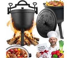 Berdsen Emaliuotas ketaus puodas 11 l laužui ir griliui BD-481 348110
