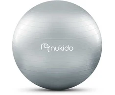 Nukido Nėščiųjų aerobikos kamuolys 65 cm NS-951 pilkas