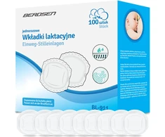 Vienkartiniai įklotai į liemenėlę Berdsen, itin sugeriantys, Berdsen BL-911100 vnt.