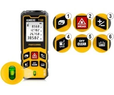 Lazerinis atstumo matuoklis Humberg HM-173, 60 m