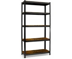 Metalinė daiktų laikymo lentyna 180 x 90 x 40 cm Humberg HR-852 juoda