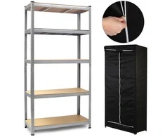 Metalinis daiktų laikymo stovas 180 x 90 x 40 cm Humberg HR-812 + NEMOKAMAS uždangalas