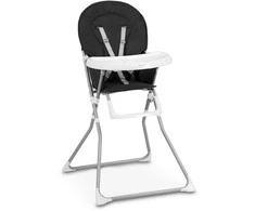 R Kids Vaikiška valgomojo kėdutė Ricokids, juoda/balta