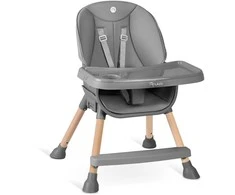 Maitinimo kėdutė Nukido Tilo, pilka, 3 in1
