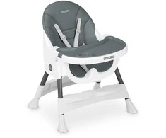 Ricokids Mani maitinimo kėdutė reguliuojama 3in 1, pilka