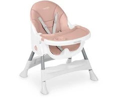 Ricokids Mani maitinimo kėdutė reguliuojama 3in 1, rožinė