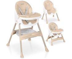 Ricokids Mani smėlio spalvos maitinimo kėdutė