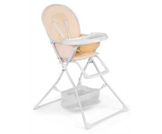 Ricokids FANDO kreminės spalvos maitinimo kėdutė su staliuku + nemokamas krepšelis