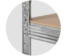 Humberg metalinis stelažas 2in1, 150x75x30cm (HR-810)