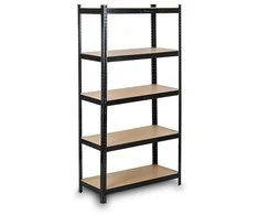 Metalinis daiktų laikymo stovas 180 x 90 x 40 cm Humberg HR-813 juodas