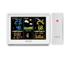 Berdsen Meteorologinė stotelė su ekranu BD-907, balta