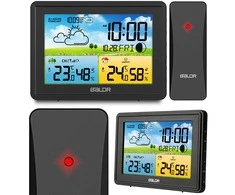 Berdsen Meteorologinė stotelė su ekranu BD-908, juoda