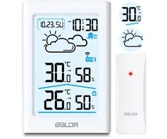 Berdsen Meteorologinė stotelė su ekranu BD-911, balta