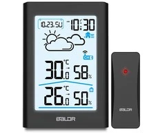 Berdsen Meteorologinė stotelė su ekranu BD-911, juoda
