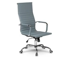 Sofotel Pilka biuro kėdė, modernaus dizaino, ergonomiška pasukama kėdė, reguliuojamo aukščio, patogus sėdėjimas