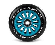 Soke Paspirtuko ratai 100 mm mėlyni 2 vnt.