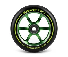 Soke Paspirtuko ratukai 110 mm žali 2 vnt.