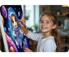 Paveikslas tapybai pagal skaičius 40x50 cm Massido Astronauta