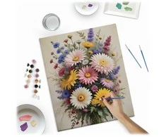 Paveikslas tapybai pagal skaičius 40x50 cm Massido Gėlės