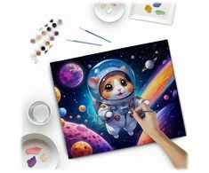 Paveikslas tapybai pagal skaičius 40x50 cm Massido Astronauta