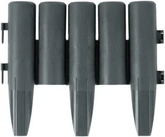 „Plonos“ sodo apvadas 220 cm PL-961 pilkas