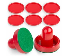 Apsauginiai atmušėjai ir diskai Air Hockey Neo-Sport stalo žaidimui