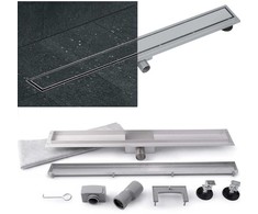 Linijinis trapas 90 cm 2in1 PLYTELĖS Berdsen