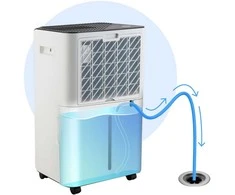 Kompresorinis oro sausintuvas - drėgmės sugėriklis 20l/24h higrostatas Berdsen BD-532 baltas
