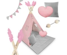 Palapinė tipi vaikams NK-406 Nukido - rožinė