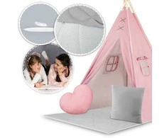 Palapinė tipi vaikams NK-406 Nukido - rožinė