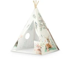 Nukido tipi palapinė vaikams - smėlio spalvos