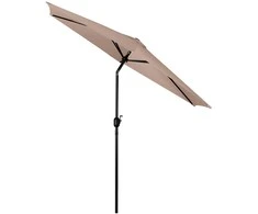 Sulankstomas sodo skėtis, 6 dalių, 300 cm, su uždanga, „Plonos PL-884“