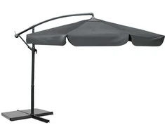 Sulankstomas sodo skėtis, 6 dalių, 350 cm, su uždanga, „Plonos PL-880“