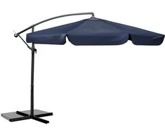 Sulankstomas sodo skėtis, 6 dalių, 350 cm, su uždanga, „Plonos PL-880“