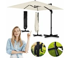 Sulankstomas sodo skėtis, 8 segmentų, 420 cm, su uždanga, „Plonos PL-883“