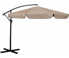 Sulankstomas sodo skėtis, 8 segmentų, 350 cm, su uždanga, „Plonos PL-881“
