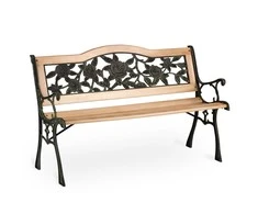 Parko suoliukas su atlošu 123,5 x 74 x 48 cm Sofotel Gardi Rose