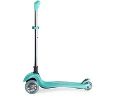 Triratis balansinis paspirtukas vaikams, šviečiantis tamsoje, Ricokids Glow - turkio spalvos