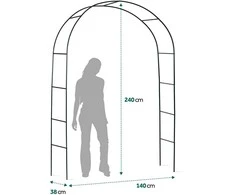 Plonos PL-990 plonas 240 cm sodo pergolos lankas