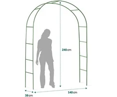 Plonos PL-990 plonas 240 cm sodo pergolos lankas