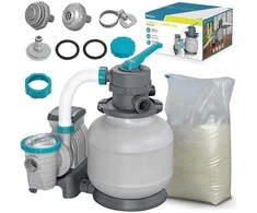 Smėlio filtras Bestway 58497, našumas 6056 l/val. + 25 kg smėlio komplektas