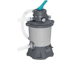 Baseino smėlio pompa + filtro kamuoliukai, 3596 l/val. „Bestway 58515“